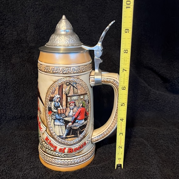 1985 Tomorrow’s Treasures Anheuser Busch Collectible Beer Stein J Series #73158 - Picture 9 of 10